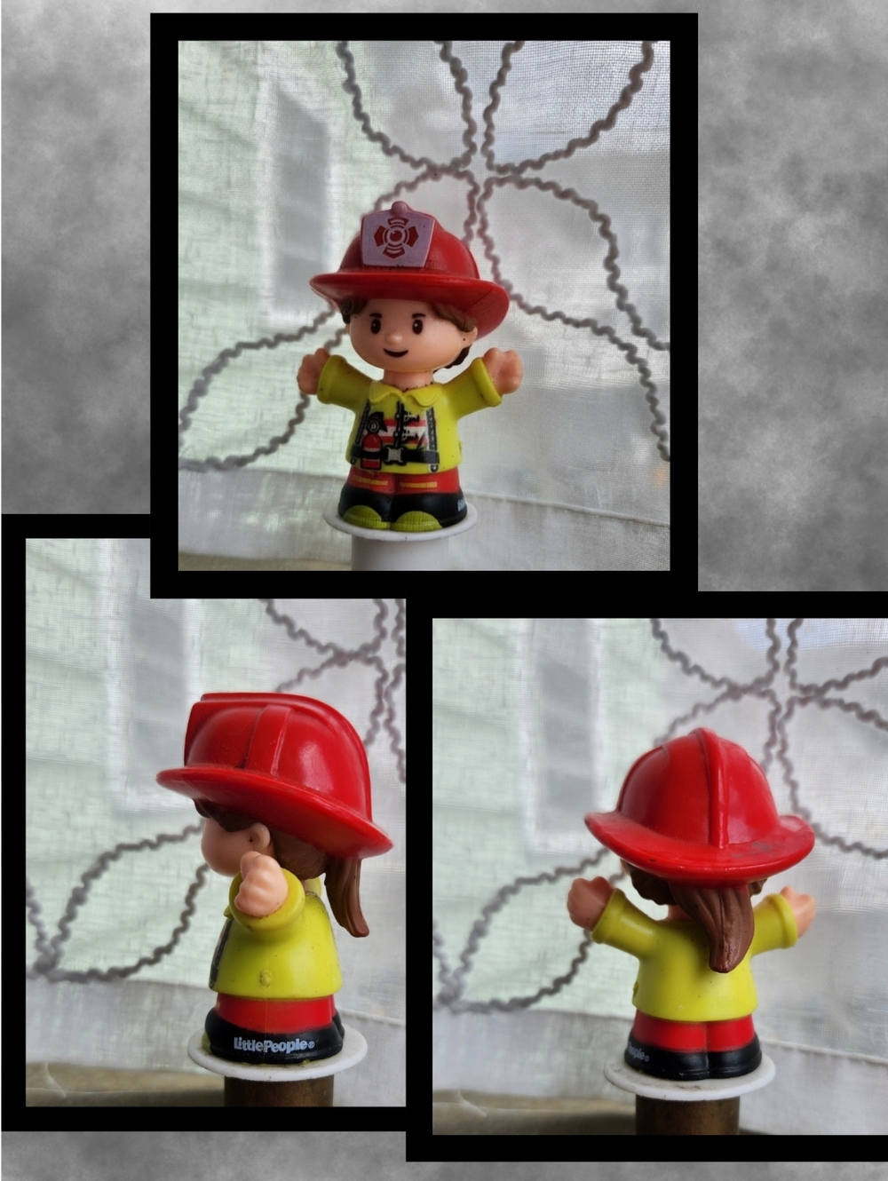Fisher-Price Little People Fire Truck Toy with Lights And Sounds 2 Firefighters - Picture 8 of 8